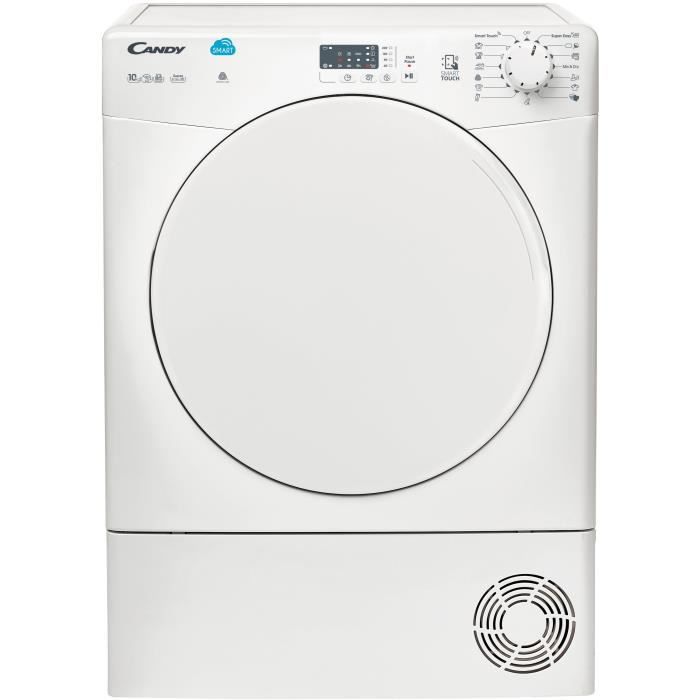 CANDY CSC10LF-S – Sèche linge frontal – 10 kg – Condensation – Classe B Blanc