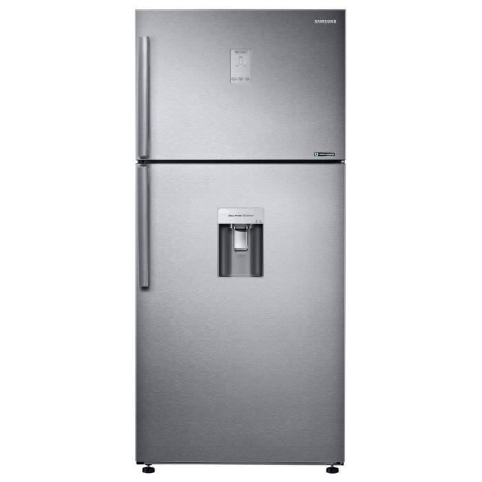 Réfrigérateur congélateur haut – 499L (374+125) – Froid ventilé – A+ – L 79cm x H 178cm – Inox SAMSUNG RT50K6530SL