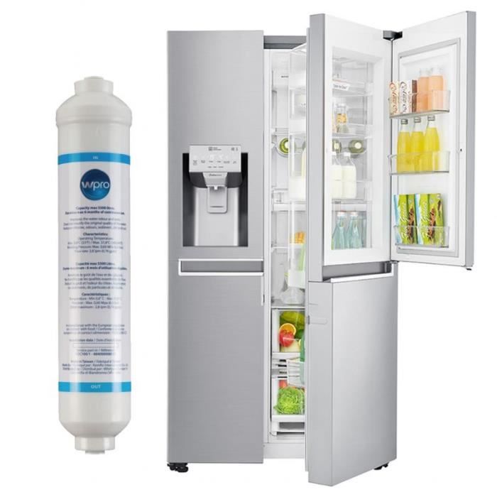 REFRIGERATEUR FRIGO AMERICAIN US 3 Portes inox 601L A++ Froid ventilé No Frost Distributeur d’eau LG