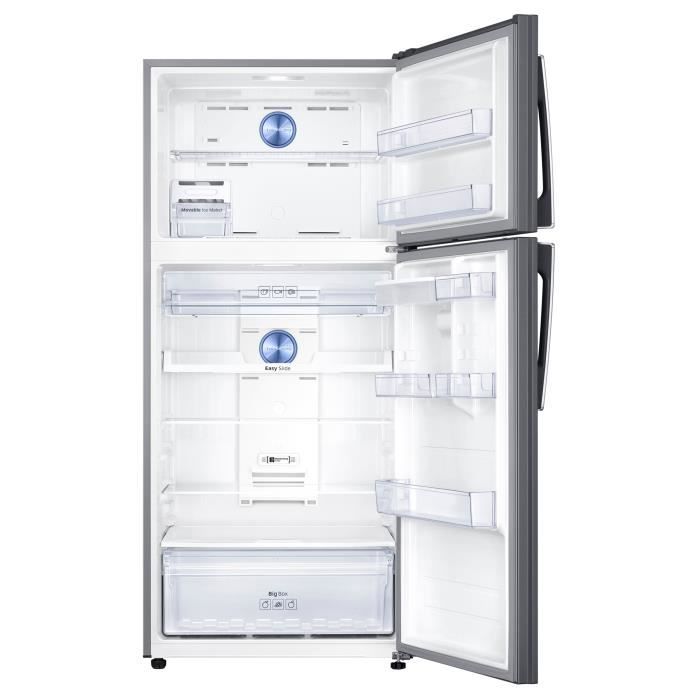 Réfrigérateur congélateur haut – 499L (374+125) – Froid ventilé – A+ – L 79cm x H 178cm – Inox SAMSUNG RT50K6530SL – Image 3