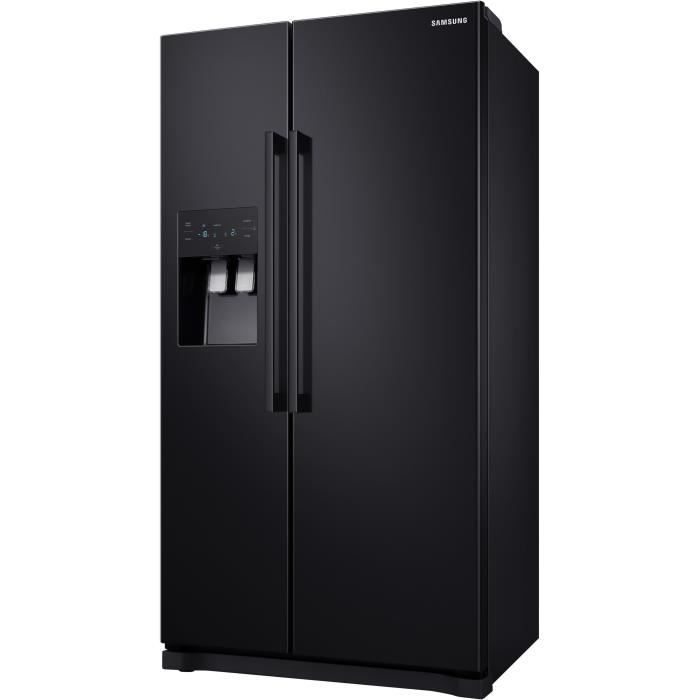 Réfrigérateur américain-501 L (357 + 144 L)-Froid ventilé-A+-L 91,2 x H 178,9 cm-Noir SAMSUNG RS50N3503BC- – Image 2