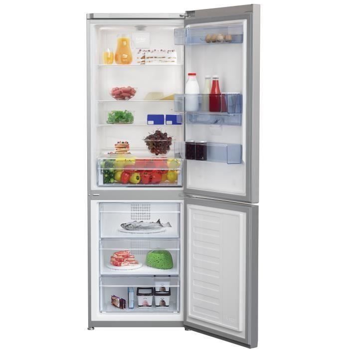 Réfrigérateur combiné-313 Litres (216 L+ 97 L)-Total no Frost-A+-59.5cm X 185,3cm-Silver BEKO RCNA365DS – Image 3