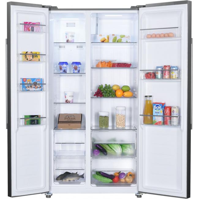 Réfrigérateur américain – 436L (291+142) – Froid Ventilé Neo Frost – A+ -L64 x H177,70 cm – Inox BEKO – GNO4321XP – – Image 5