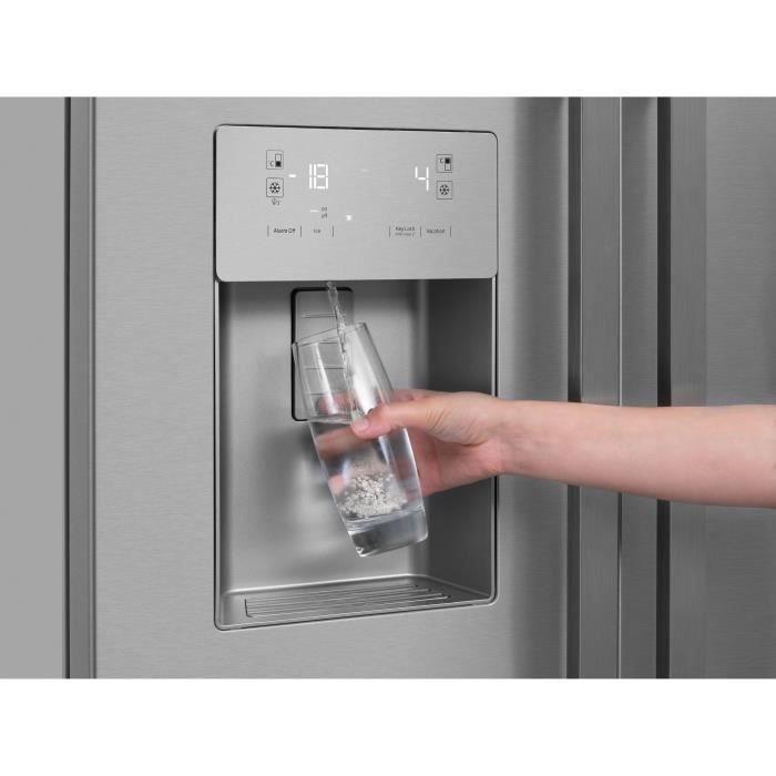 Réfrigérateur – 2 portes & 2 tiroirs – Neo Frost – Distributeur d’eau – 530 L – A++ – Inox BEKO GNE60532DX – – Image 3