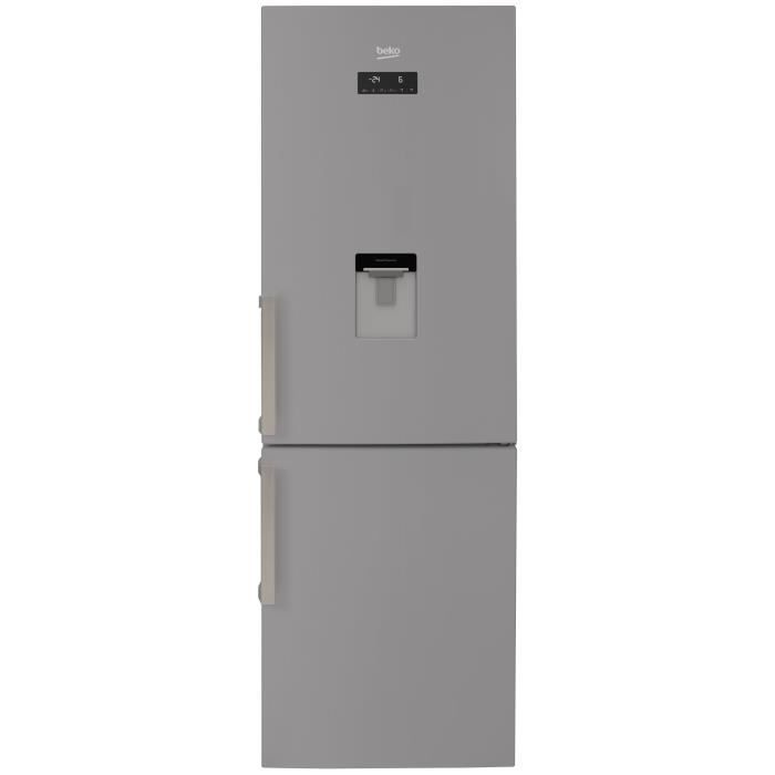 Réfrigérateur combiné-313 Litres (216 L+ 97 L)-Total no Frost-A+-59.5cm X 185,3cm-Silver BEKO RCNA365DS