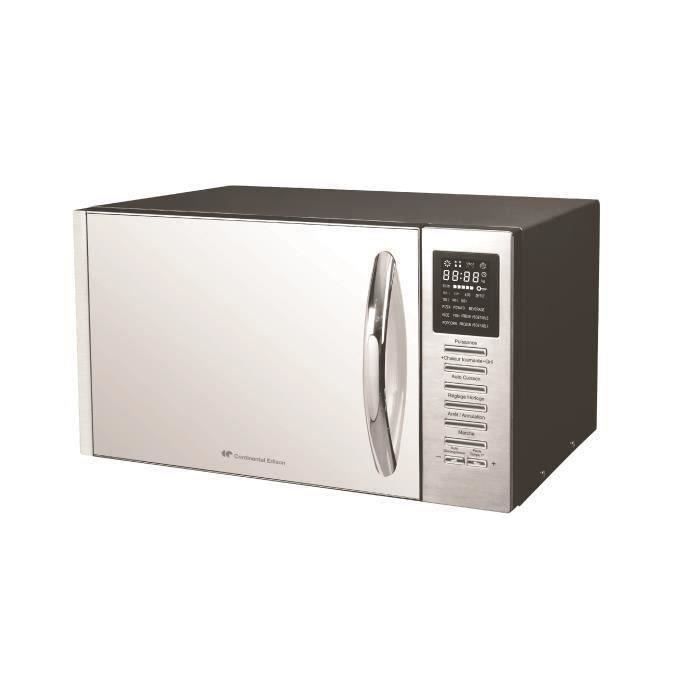 Micro-ondes combiné noir porte miroir – 25L – 900 W – Grill 1000 W – Convection 1000 W – Image 3