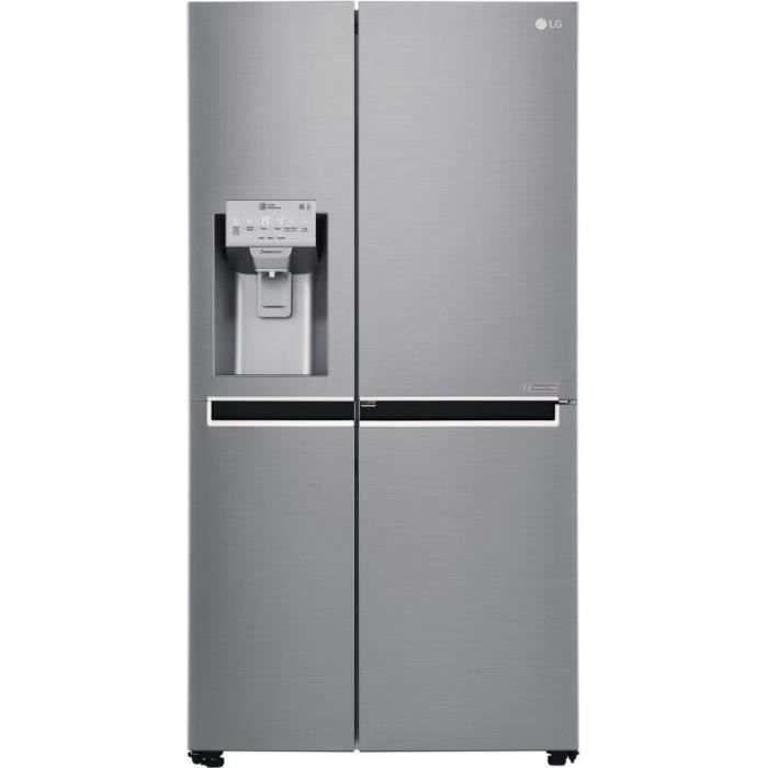 REFRIGERATEUR FRIGO AMERICAIN US 3 Portes inox 601L A++ Froid ventilé No Frost Distributeur d’eau LG – Image 2
