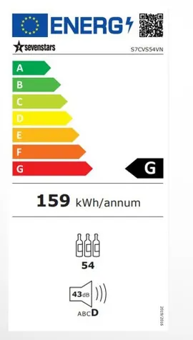 7 SEVENSTARS Cave à Vin Service Sous Plan S7cvs54vn – Image 2