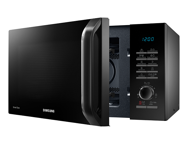 Four micro-ondes multifonction – 28L – 900 W – Grill 1500 W – Chaleur tournante 2100 W – Noir – Image 4