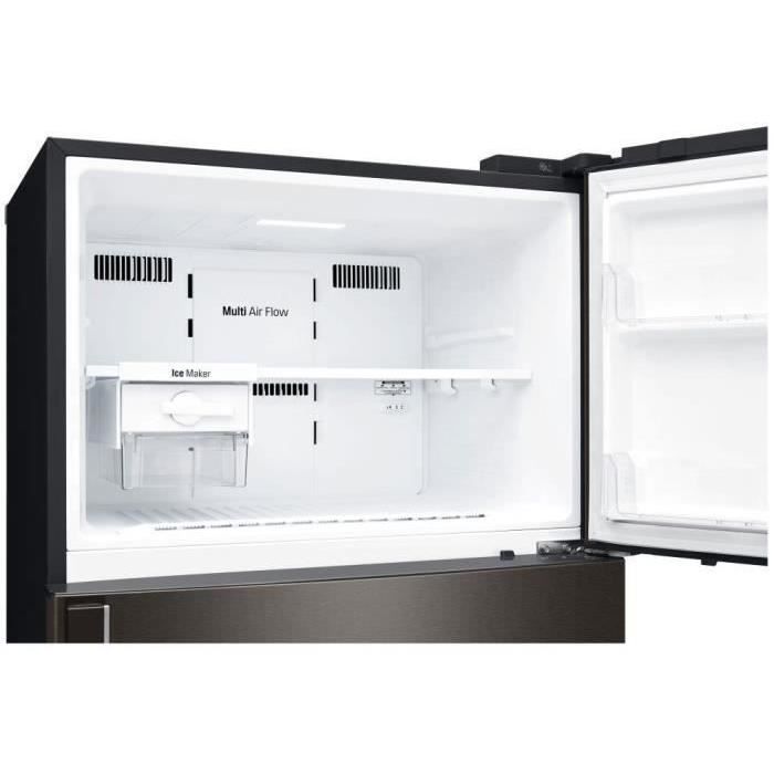 Réfrigerateur congélateur 2 portes LG – GTF7850BL – 509L (379L + 130L) – NO FROST – A++ – L78cm x H180cm – Noir – Image 3