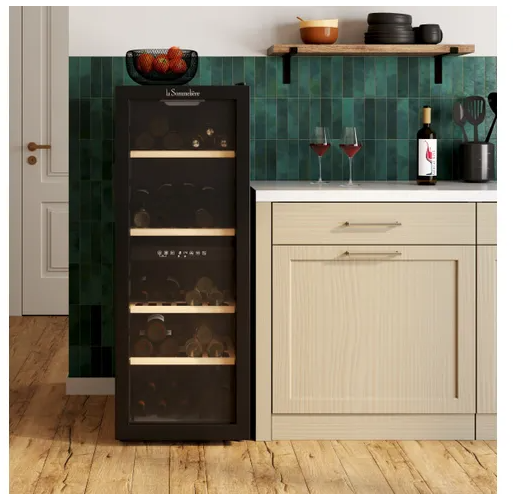 LA SOMMELIERE Cave à Vin Double Zone SLS90DZ 91 Bouteilles