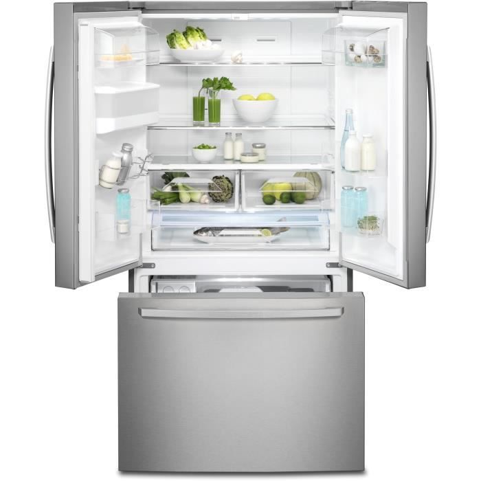 Réfrigérateur multiportes-536 L (417 + 119 L)-Froid total no frost-A++-L 91,2 x H 177,6 cm-Inox ELECTROLUX EN6086MOX- – Image 2