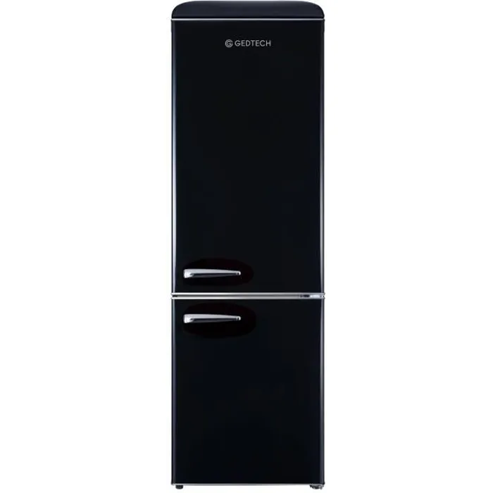 Réfrigérateur combiné vintage GEDTECH GCBV310BL – Noir – 310L – Classe E – Image 5