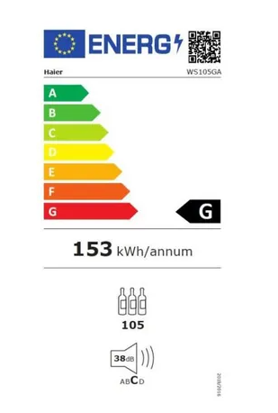HAIER Cave À Vin De Vieillissement 105 Bouteilles – Ws105ga – Image 4